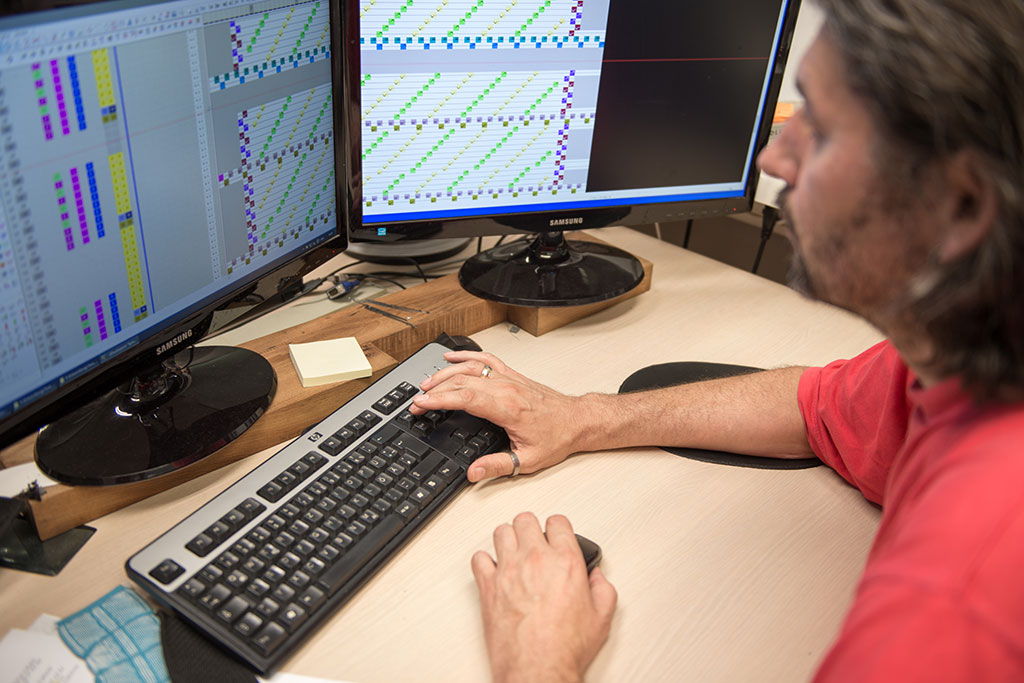 Knitting starts in your head. Every single loop needs to be programmed in CAD software.